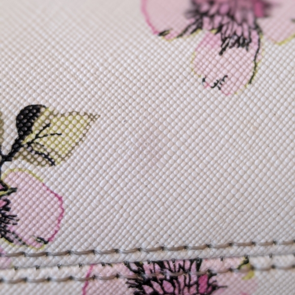 Vtg Betsey Johnson Live Life in Bloom Cosmetic Bag - Picture 6 of 8